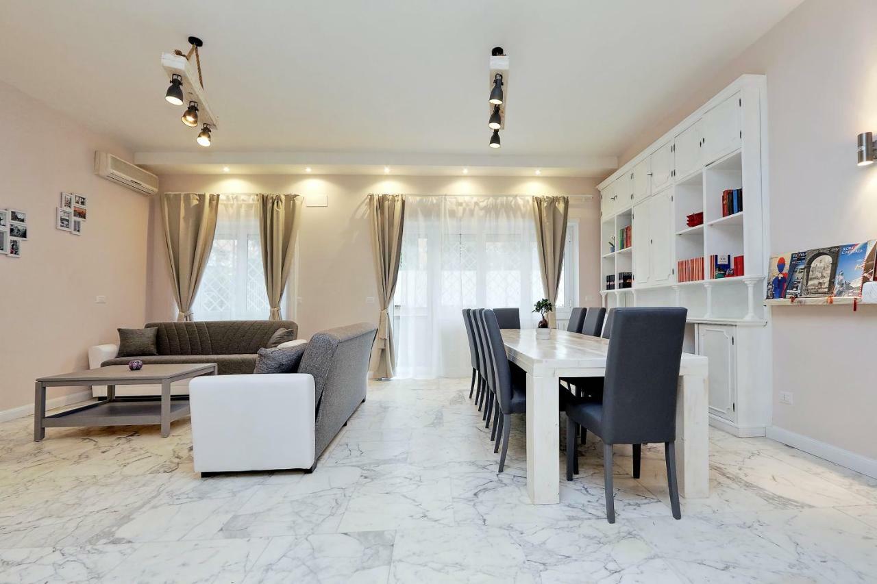 Terraced Apartment - Metro To Vatican & Center Rome Luaran gambar